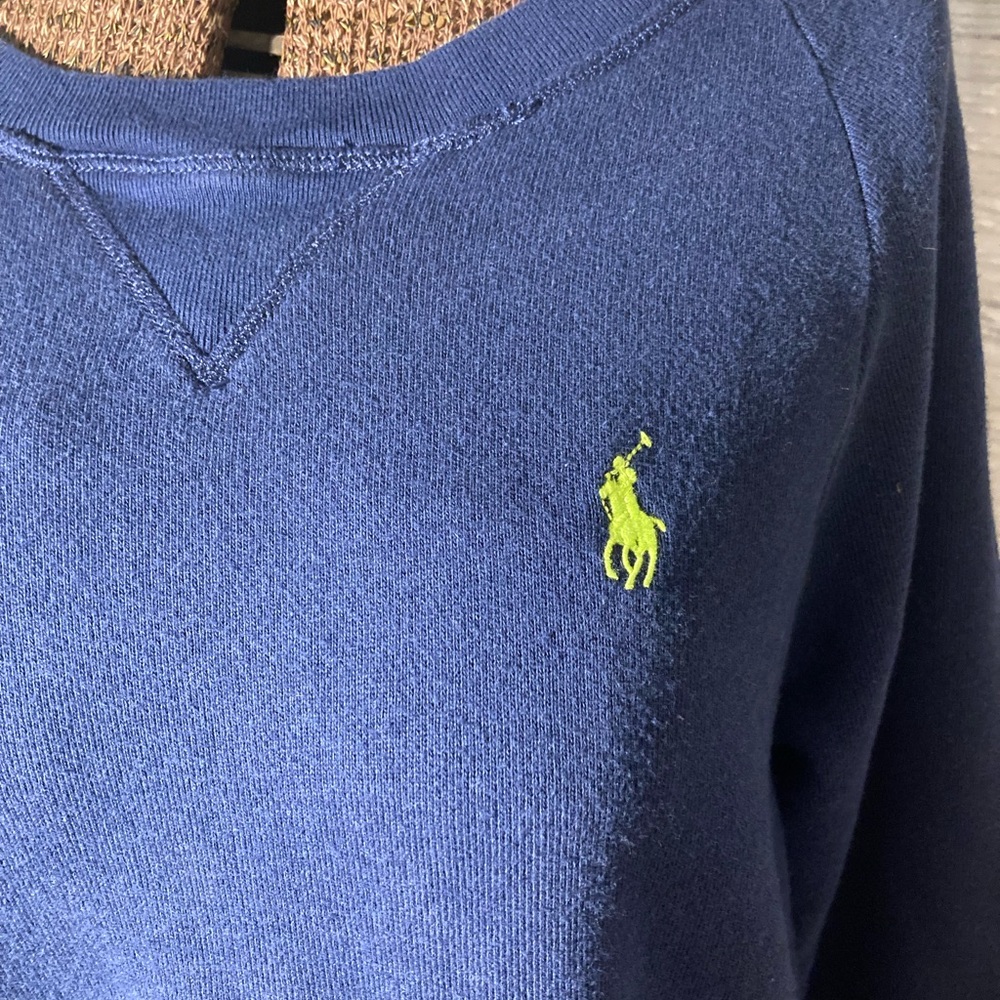 Women’s Ralph Lauren navy blue crew neck sweatshirt size L
